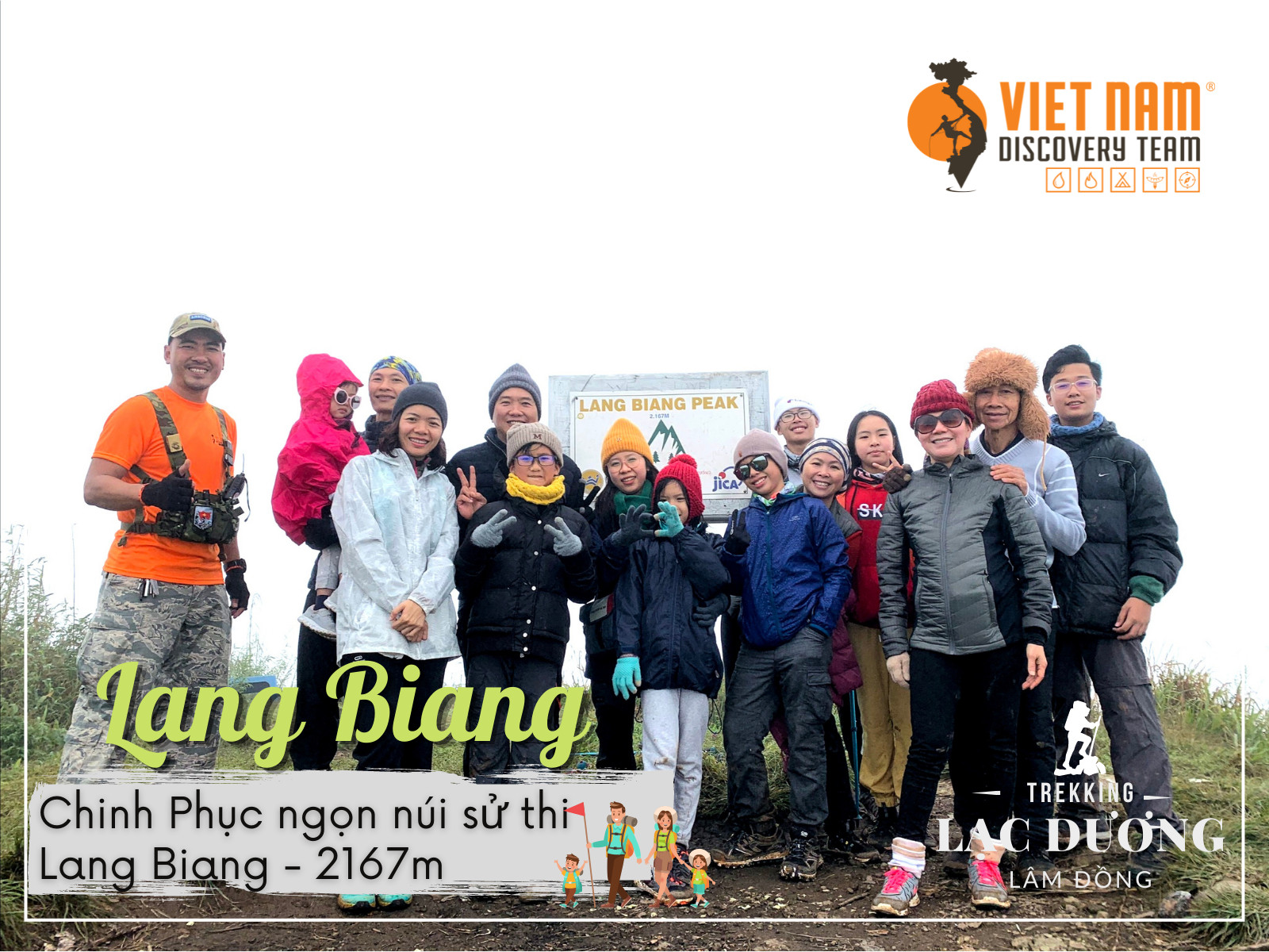 Kids Trekking - Chinh Phục ngọn núi sử thi  Lang Biang - 2167m